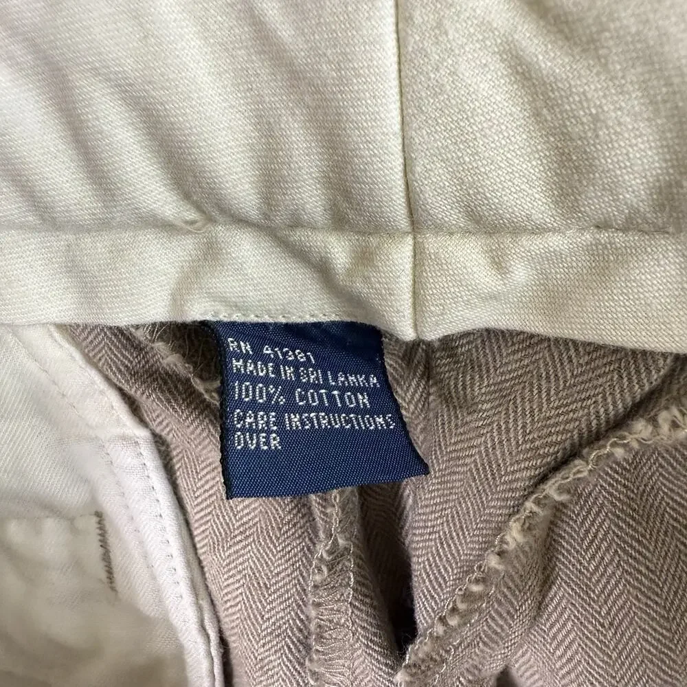 Vintage Polo Ralph Lauren Men's Chino Pants Size‎ 38/30 Tan Dress Pants Cotton